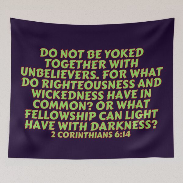 Item preview, Bible Verse 2 Corinthians 6:14 designed and sold by Prayingwarrior.