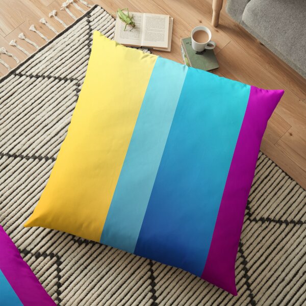 Rainbow Design For Home Decor Items Floor Pillow
