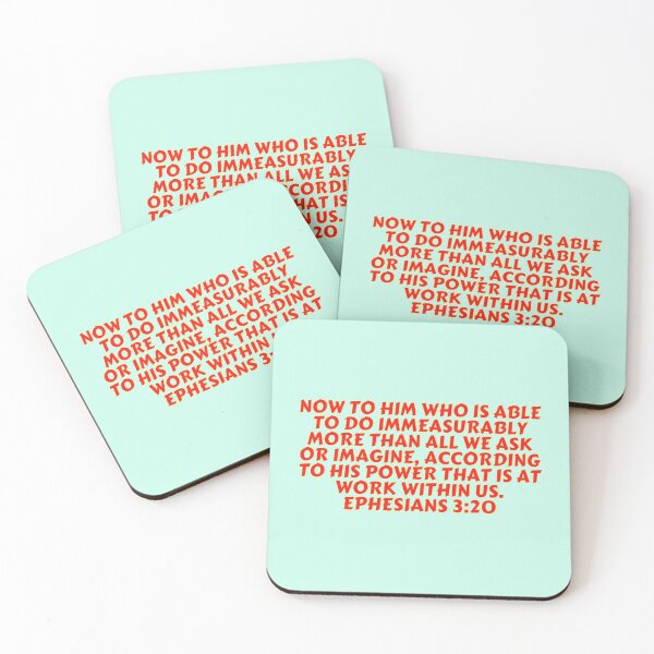 Item preview, Bible Verse Ephesians 3:20 designed and sold by Prayingwarrior.