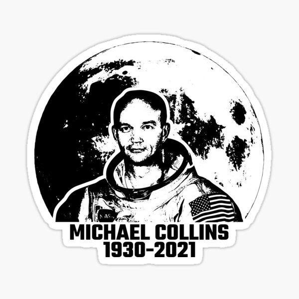 "rip michael collins" Sticker for Sale by tshirtprod Redbubble