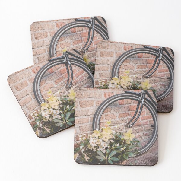 Item preview, Romantic Bike and Basket of Flowers designed and sold by Rachell Lewis.