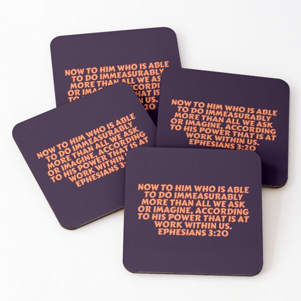 Item preview, Bible Verse Ephesians 3:20 designed and sold by Prayingwarrior.