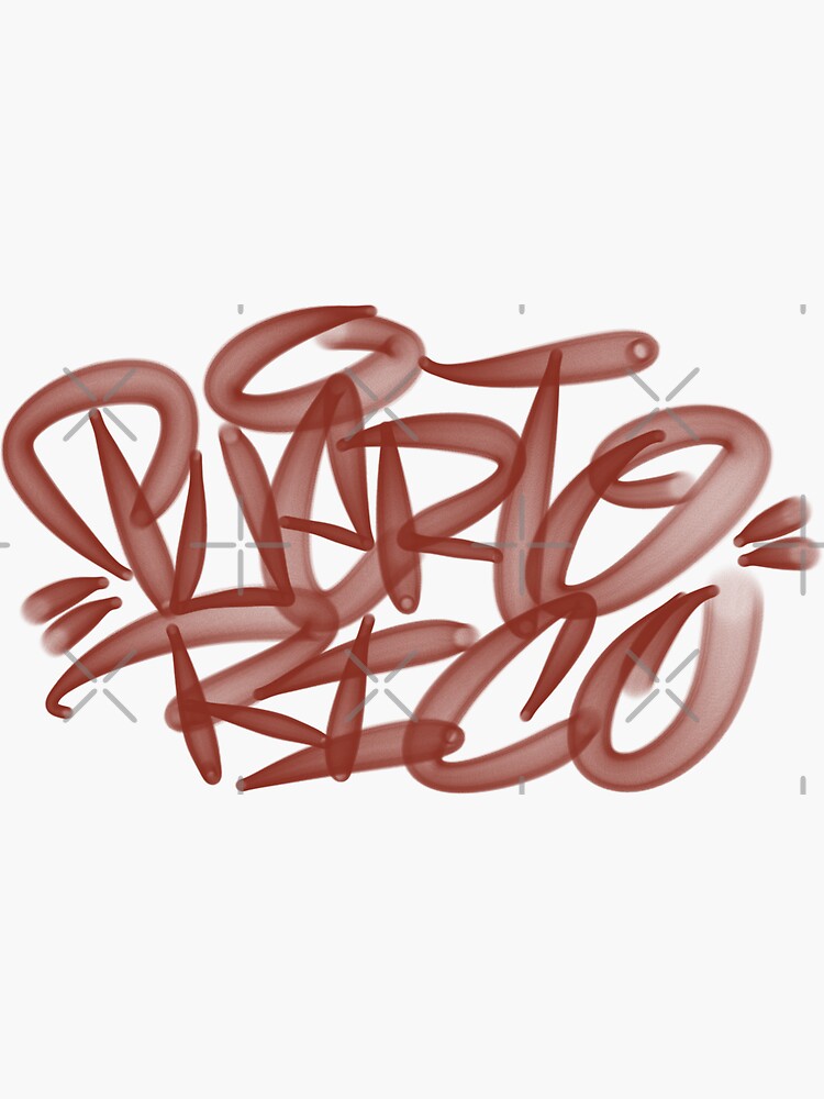 "Puerto Rico Graffiti" Sticker For Sale By SamuelMolina | Redbubble