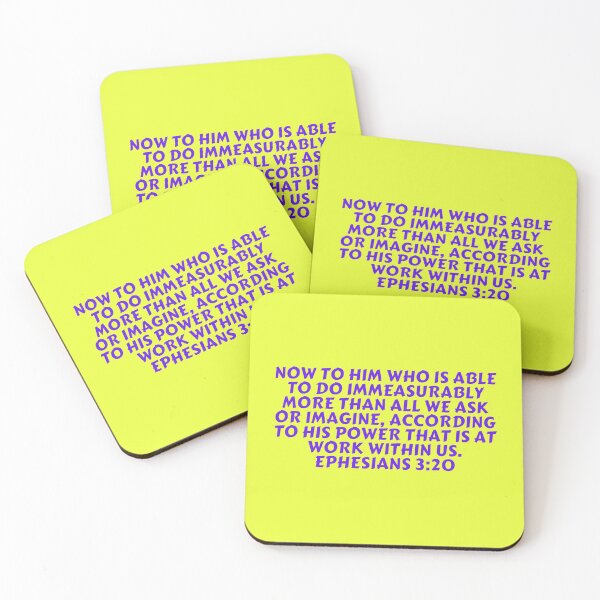 Item preview, Bible Verse Ephesians 3:20 designed and sold by Prayingwarrior.