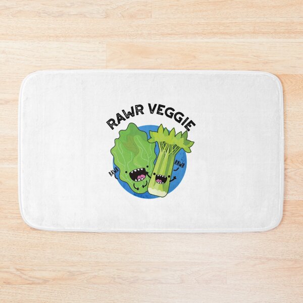 Item preview, Rawr Veggie Funny Food Puns  designed and sold by punnybone.