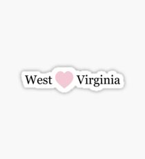 West Virginia Brandy Melville Style Sticker