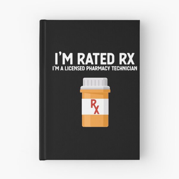 Item preview, Funny CPHT Pharmacy Technician Rated RX print designed and sold by jakehughes2015.