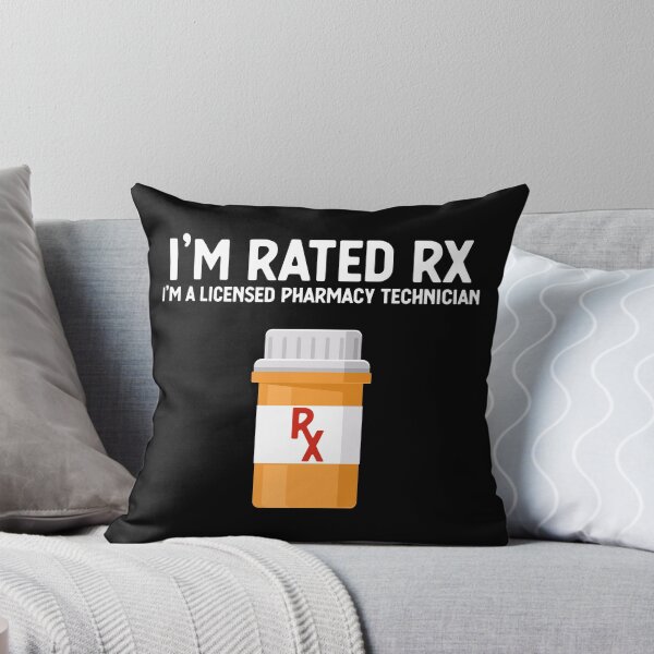 Item preview, Funny CPHT Pharmacy Technician Rated RX print designed and sold by jakehughes2015.