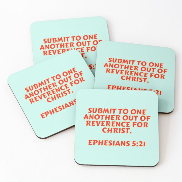 Item preview, Bible Verse Ephesians 5:21 designed and sold by Prayingwarrior.