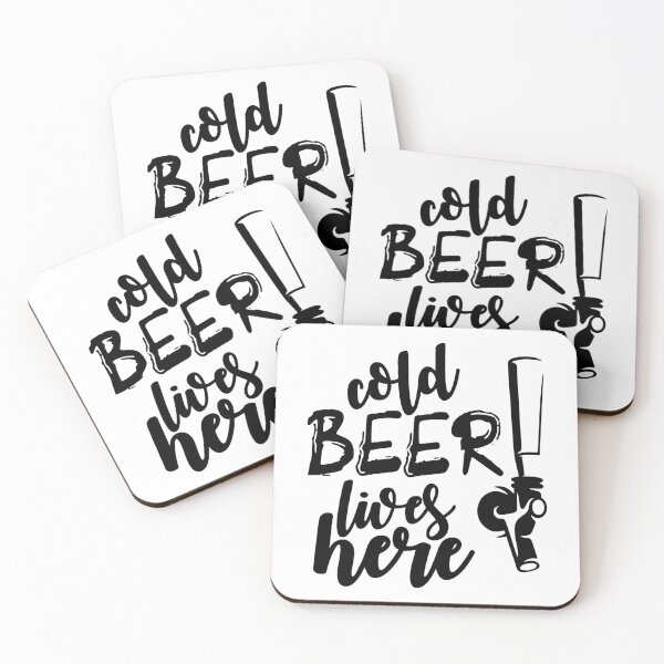 Item preview, Cold Beer Lives Here designed and sold by SasKloset.