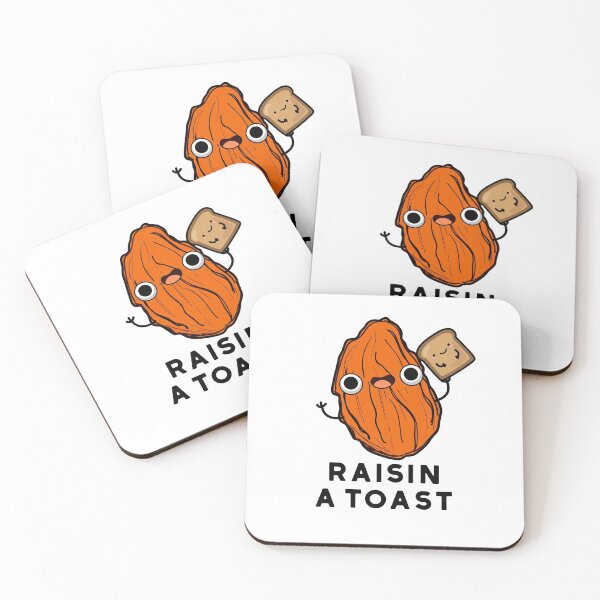 Item preview, Raisin A Toast Funny Food Puns  designed and sold by punnybone.