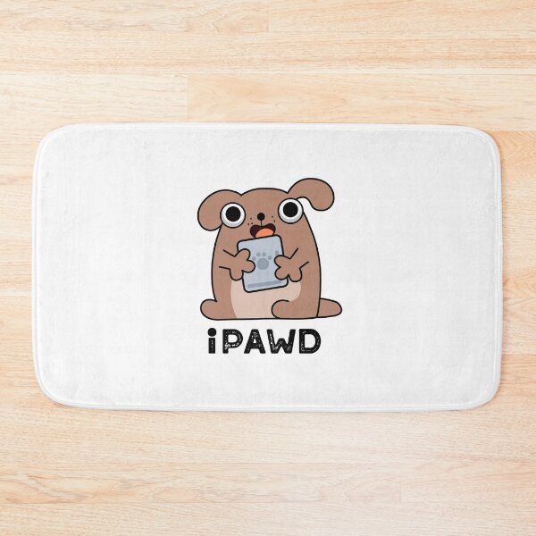 Item preview, iPawd Cute Doggie Tablet Pun designed and sold by punnybone.