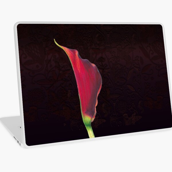 Red Arum Lily Laptop Skin