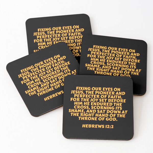 Item preview, Bible Verse Hebrews 12:2 designed and sold by Prayingwarrior.
