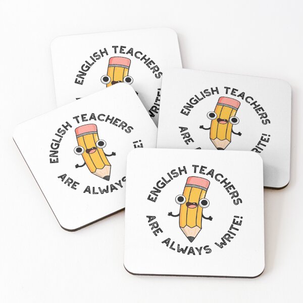 Item preview, English Teachers Are Always Write Funny Pencil Puns  designed and sold by punnybone.