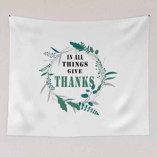 Item preview, Fuuny Thanksgiving In all things give thanks, gift idea for happy Thanksgiving designed and sold by Mac Store.