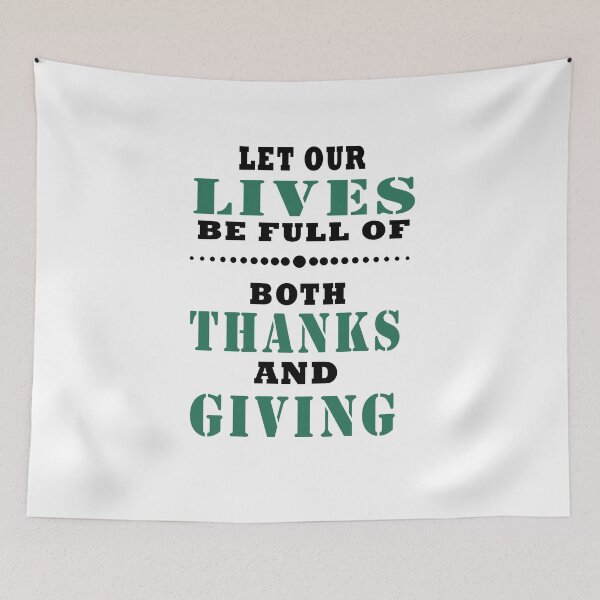 Item preview, Fuuny Thanksgiving Let our lives be full of both thanks and giving, gift idea for happy Thanksgiving designed and sold by Mac Store.