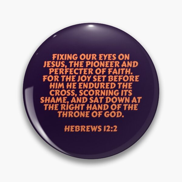 Item preview, Bible Verse Hebrews 12:2 designed and sold by Prayingwarrior.