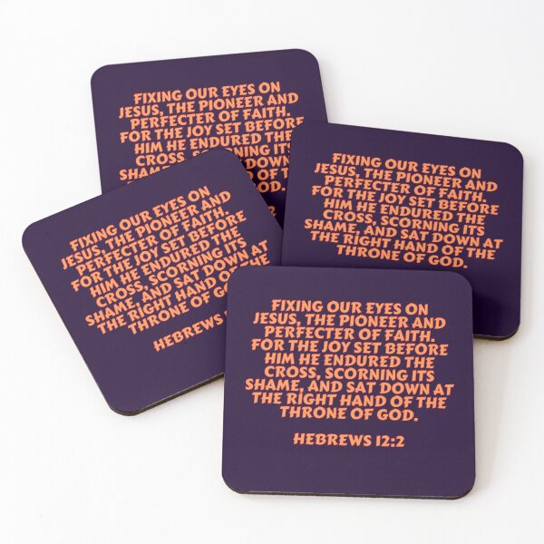 Item preview, Bible Verse Hebrews 12:2 designed and sold by Prayingwarrior.