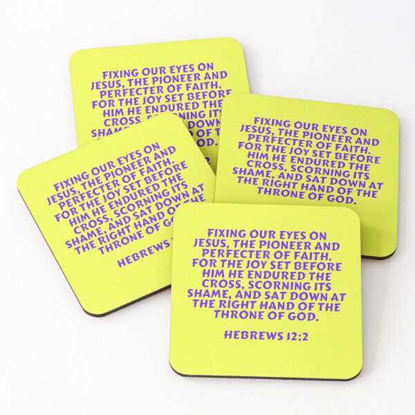 Item preview, Bible Verse Hebrews 12:2 designed and sold by Prayingwarrior.
