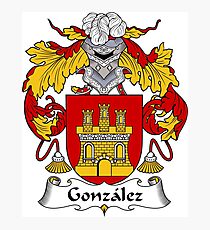 Gonzalez Coat of Arms/Family Crest Photographic Print
