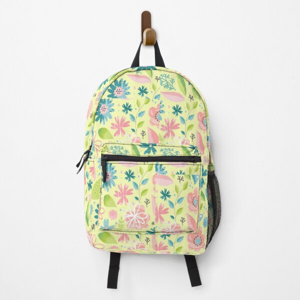 Artikelvorschau, Colorful Flowers Leaves Branches Floral Spring Pattern entworfen und verkauft von maniac3000.