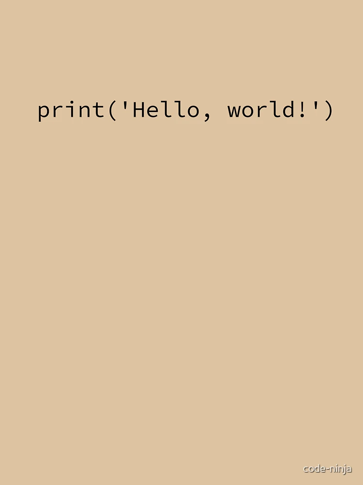 Aperçu 6 sur 6. Sweat à capuche épais avec l'œuvre Hello World en Python créée et vendue par code-ninja.