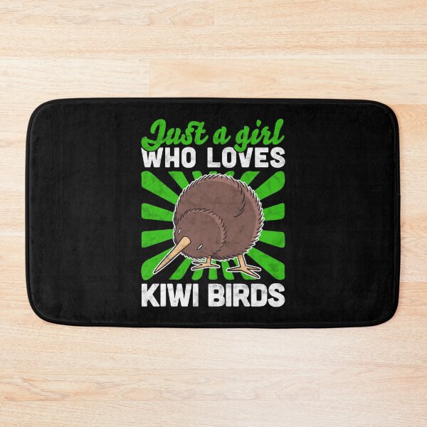 Item preview, Girl who loves kiwi bird snipe bouquet saying designed and sold by madgrfx.