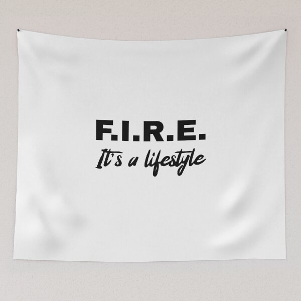 Item preview, Fire Movement It's a Lifestyle- black text on white designed and sold by katiekendall.