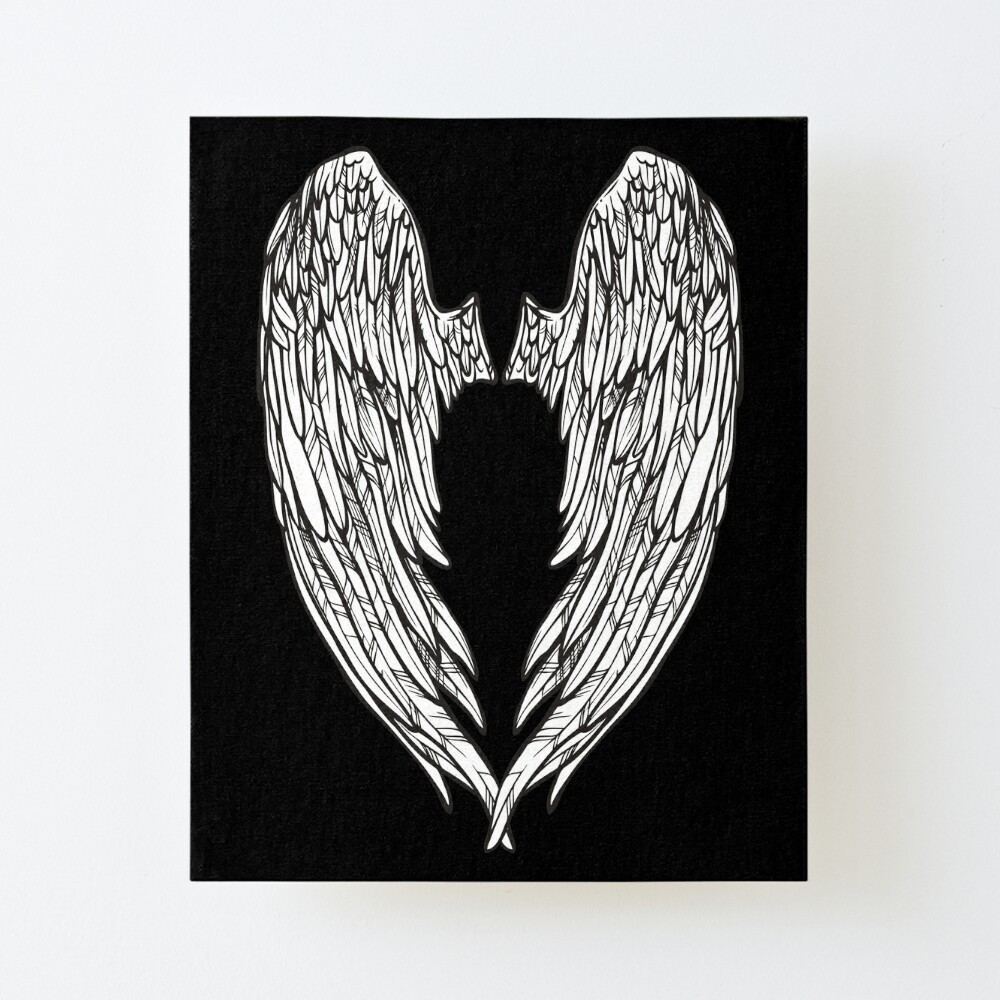 Resting Arch Angel Wings Art Board Print for Sale by Outer Universe