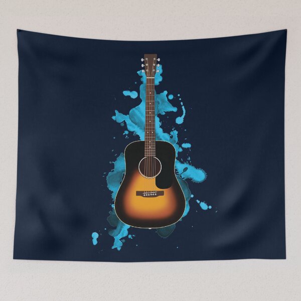 Item preview, Dreadnought Style Acoustic Guitar Sunburst Color designed and sold by nightsworthy.