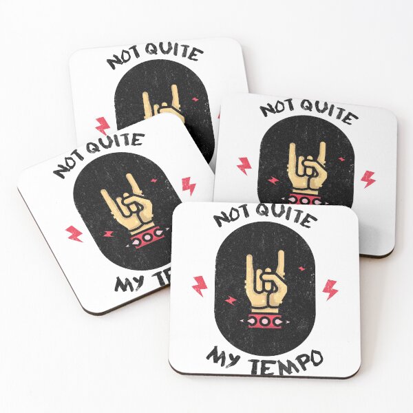 Aperçu de l'œuvre Pas tout à fait mon tempo créée et vendue par GuitarTeesStore.