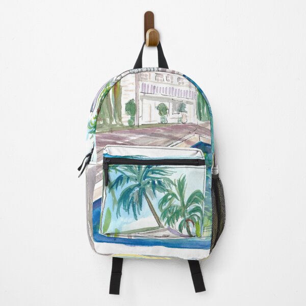 Item preview, Yellow Conch Dreams in Key West with cool Pool designed and sold by artshop77.