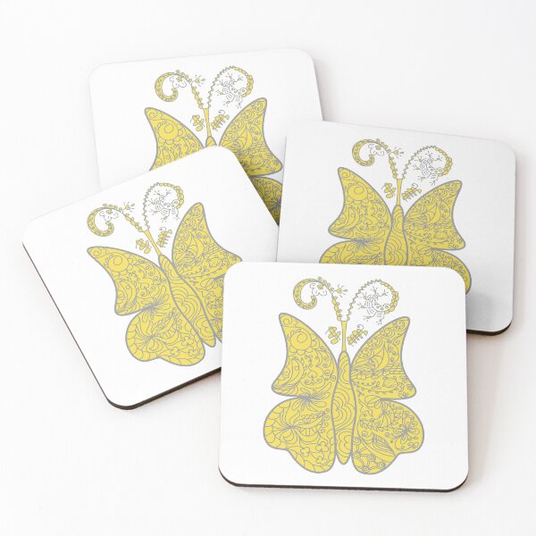 Item preview, Surreal butterfly in pantone 2021 colors designed and sold by CutieBlue.