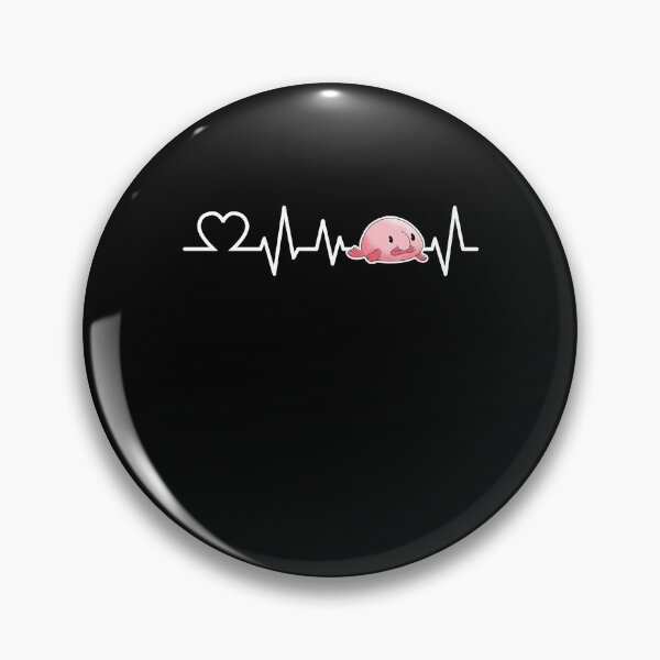 Item preview, Blobfish heartbeat ugly fish humor gift designed and sold by madgrfx.