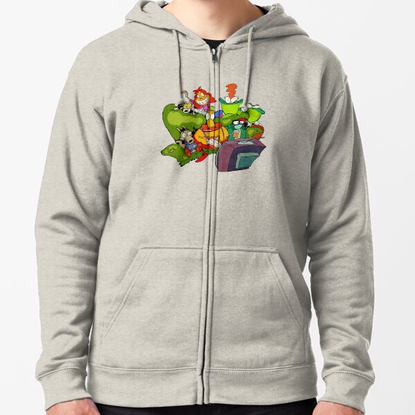Rocko's sofa Zipped Hoodie