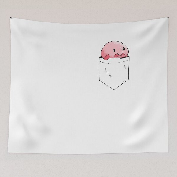 Item preview, Blobfish breast pocket ugly fish humor gift designed and sold by madgrfx.