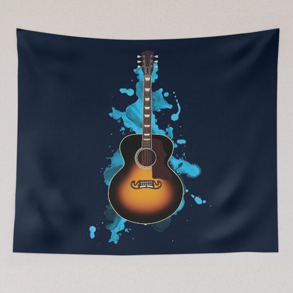 Item preview, Jumbo Style Acoustic Guitar Sunburst Color designed and sold by nightsworthy.