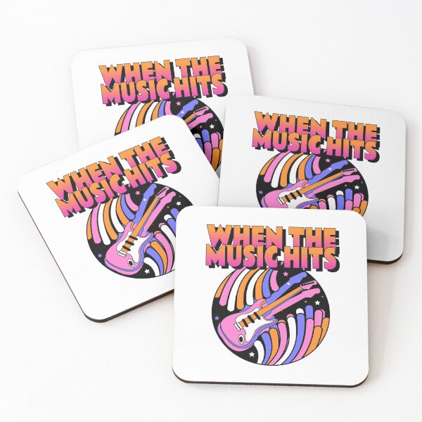 Item preview, When the Music Hits designed and sold by GuitarTeesStore.