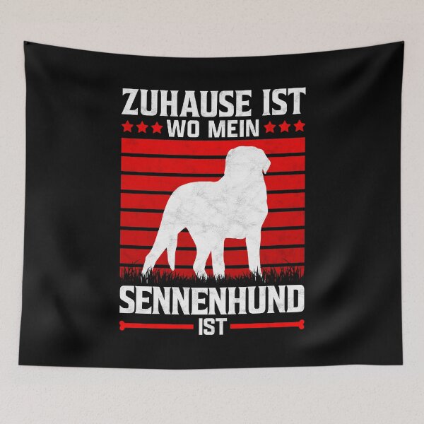 Item preview, Home is where my Swiss mountain dog is saying designed and sold by madgrfx.