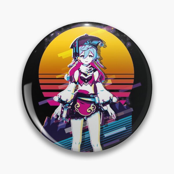 Item preview, Yanfei - Genshin Impact 80s retro designed and sold by MyRetroArt.
