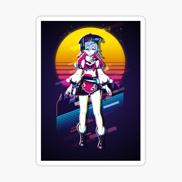 Item preview, Yanfei - Genshin Impact 80s retro designed and sold by MyRetroArt.