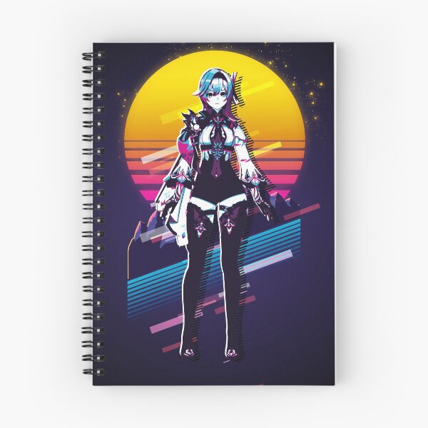 Item preview, Eula - Genshin Impact 80s retro designed and sold by MyRetroArt.
