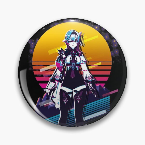 Item preview, Eula - Genshin Impact 80s retro designed and sold by MyRetroArt.