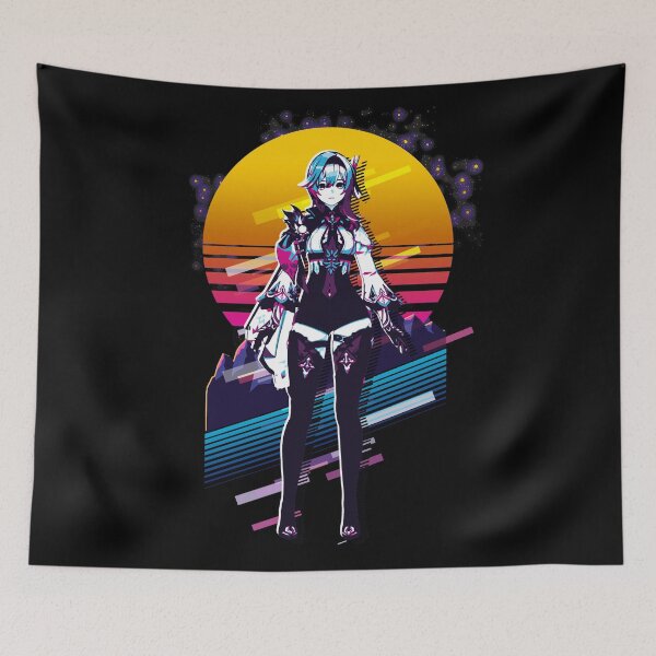 Item preview, Eula - Genshin Impact 80s retro designed and sold by MyRetroArt.