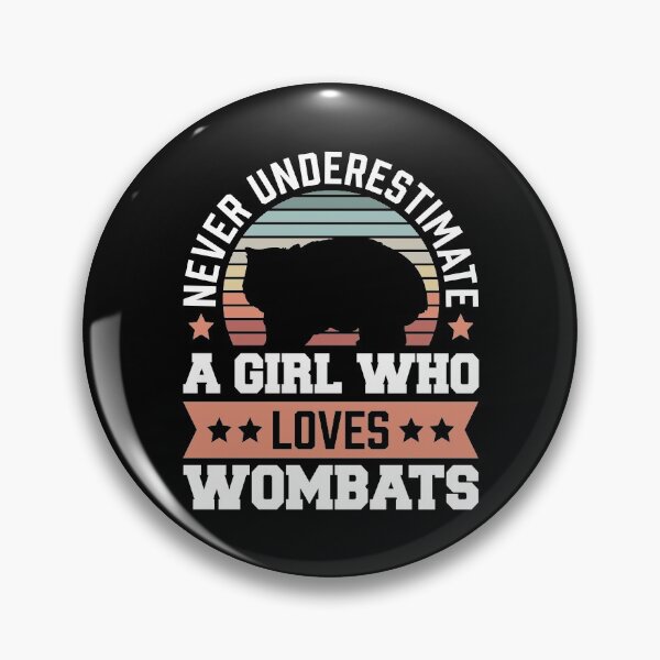 Item preview, Wombat never underestimate marsupial Australia saying designed and sold by madgrfx.
