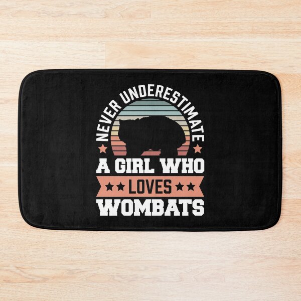 Item preview, Wombat never underestimate marsupial Australia saying designed and sold by madgrfx.