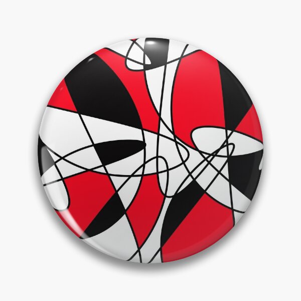 Item preview, Abstract pattern - red, black and white. designed and sold by K.S ART.