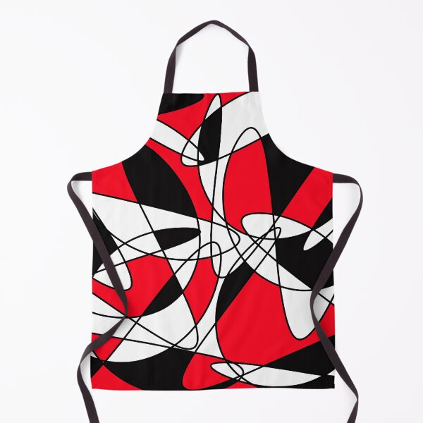 Item preview, Abstract pattern - red, black and white. designed and sold by K.S ART.
