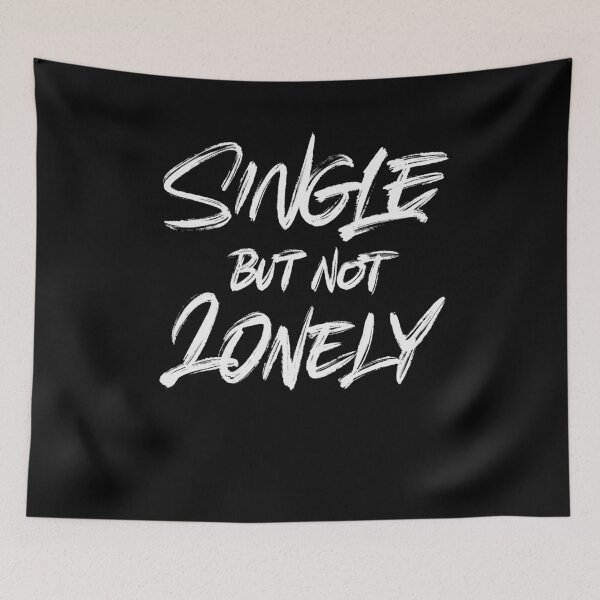 Item preview, Single but not lonely designed and sold by Zagach Letters.
